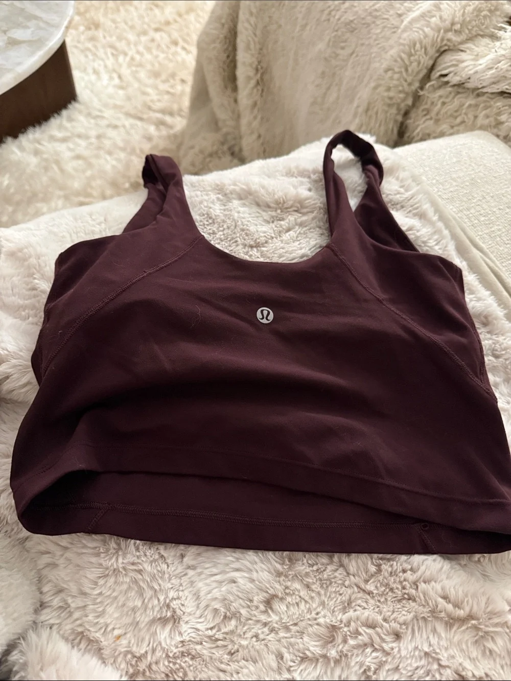 ALIGN™ TANK TOP LIGHT SUPPORT IN BURGUNDY